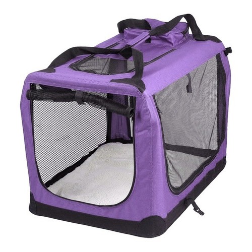 Avc pet carrier purple folding - pet,