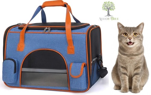 Fabric pet carrier portable - fabric,