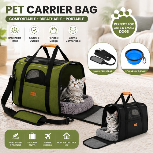 Cat carrier bag portable soft - cat,