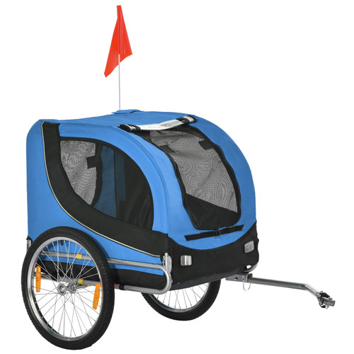 Pawhut dog bike trailer - dog,