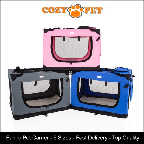 Fabric dog crate travel cage - dog,