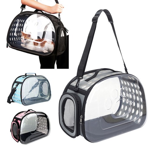 Clear pet carrier shoulder - shoulder, bag