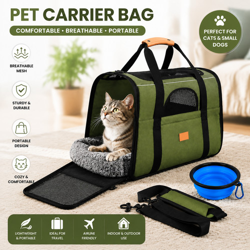 Cat carrier bag - carrier, soft