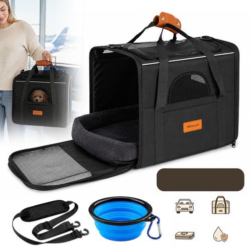 Large pet carrier bag portable - large,